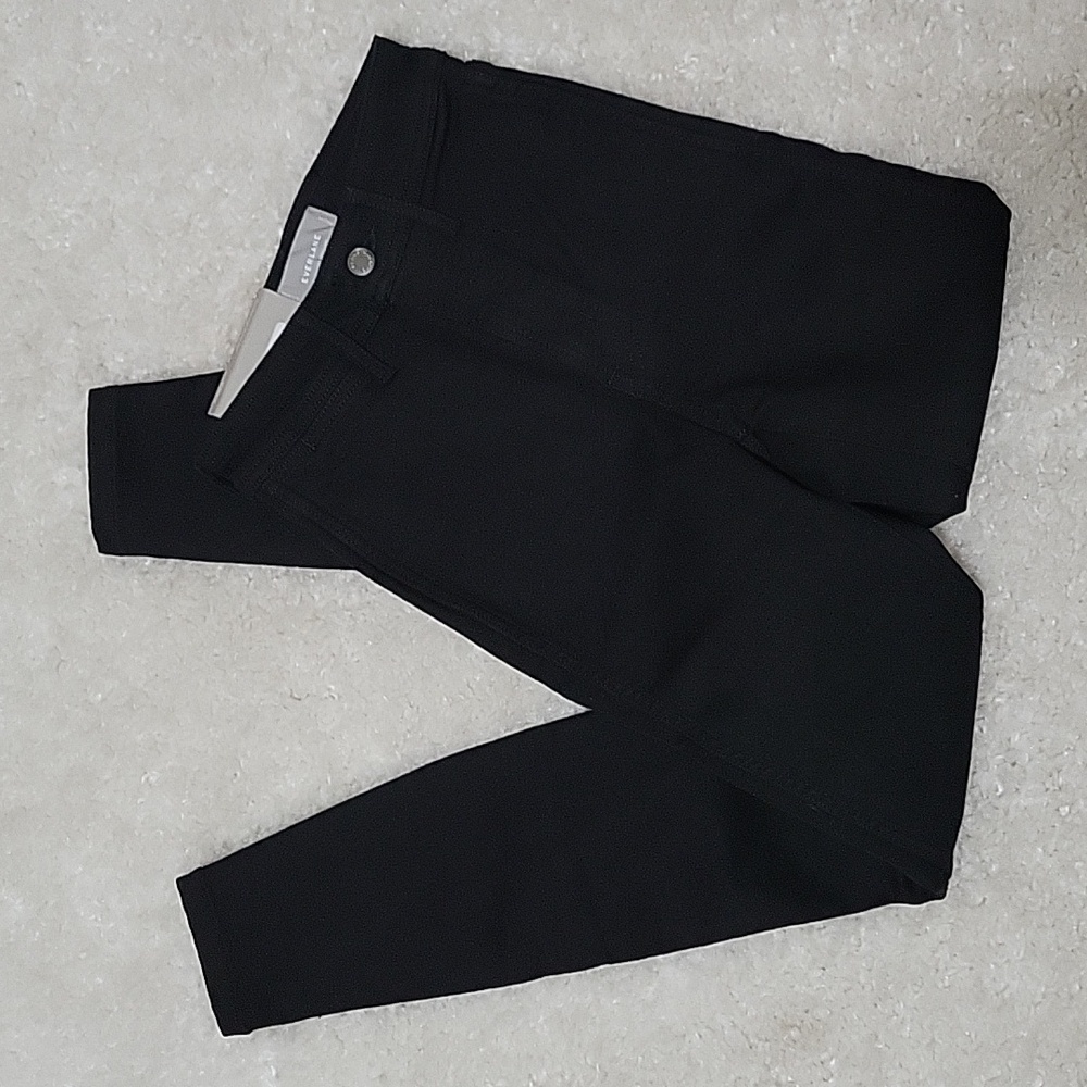 NWT Everlane black the way high skinny jean, size 23 regular